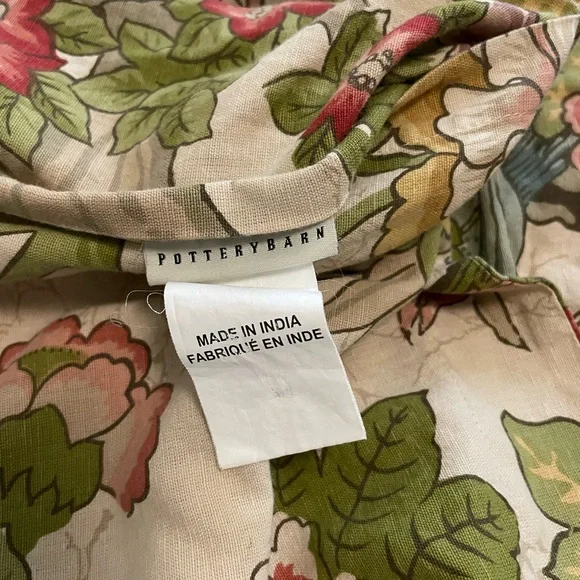 Pottery Barn Full/Queen Floral Duvet with 2 Shams - Picture 6 of 7